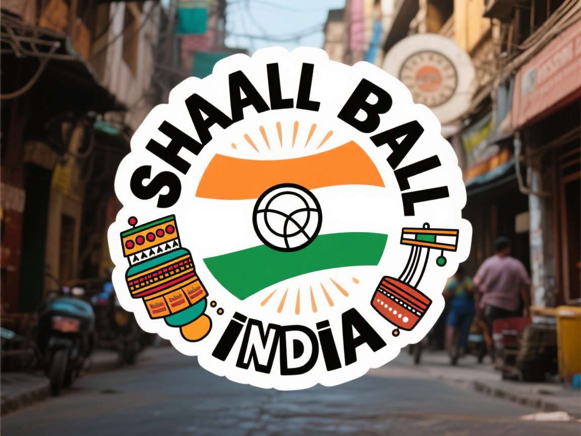 Street Handball India - Official Logo Street Handball India logo featuring Indian street elements